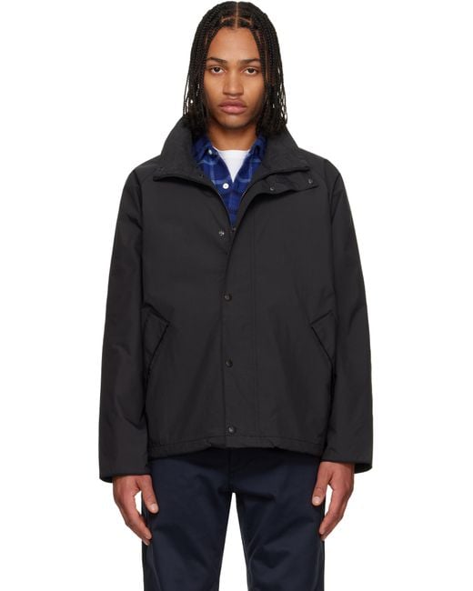 Nanamica Black 2L Pertex Unlimited Field Short Jacket for men