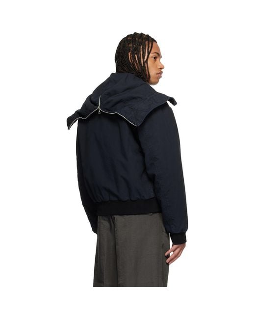 Dries Van Noten Black Overdyed Jacket for men