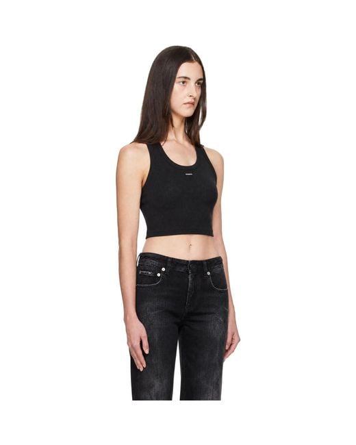 Vetements Black Halterneck Top