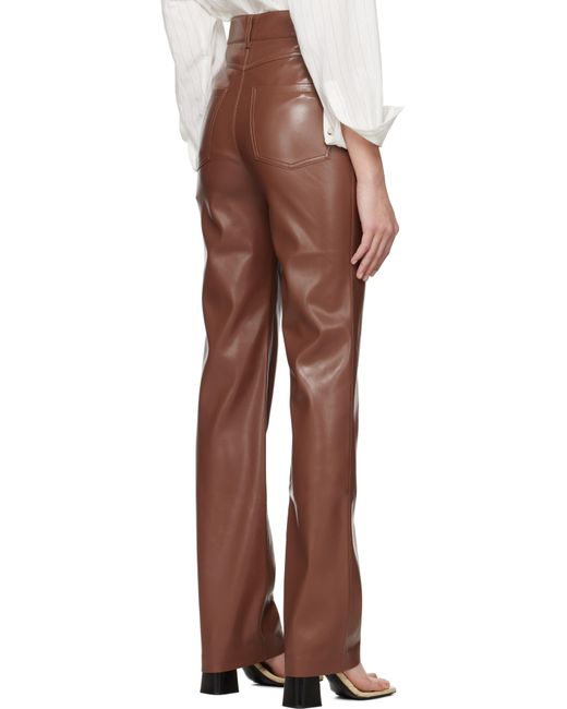 Nanushka Multicolor Jacoba Vegan Leather Pants