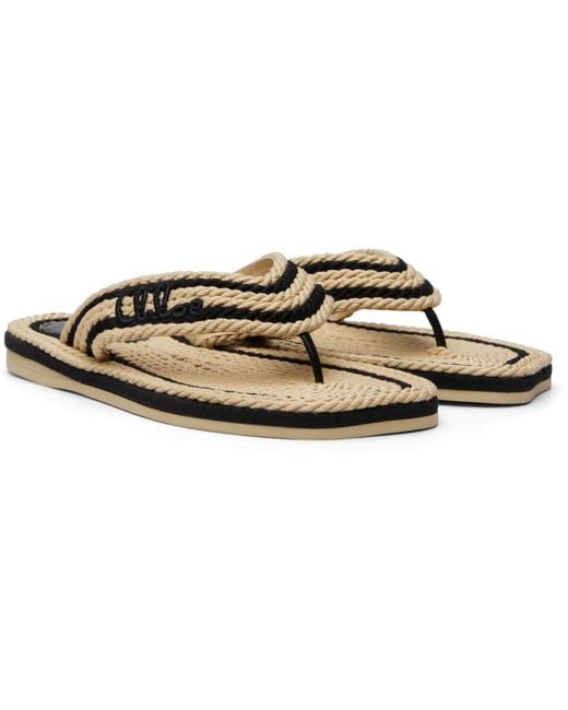 Chloé Brown Sand' Slides