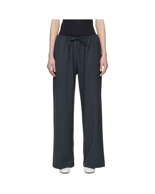 Cordera Black Tailored Drawstring Trousers