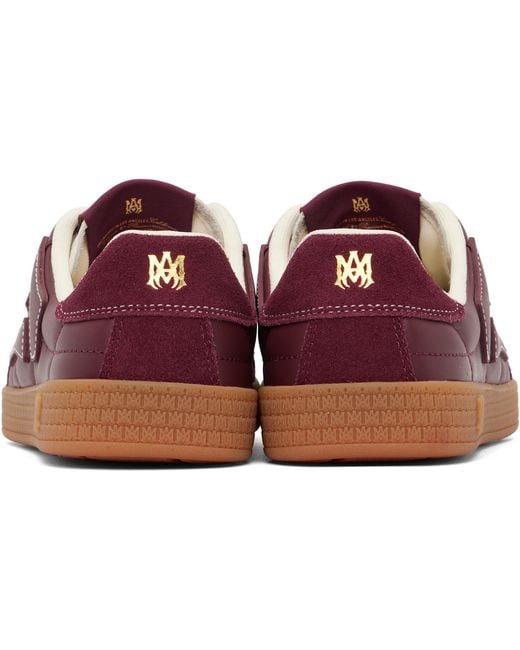 Amiri Black Burgundy Pacific Football Sneakers for men