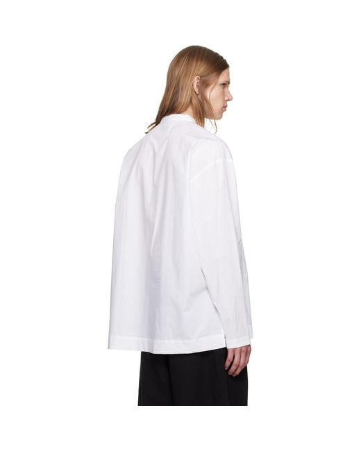Studio Nicholson White Karst Shirt for men
