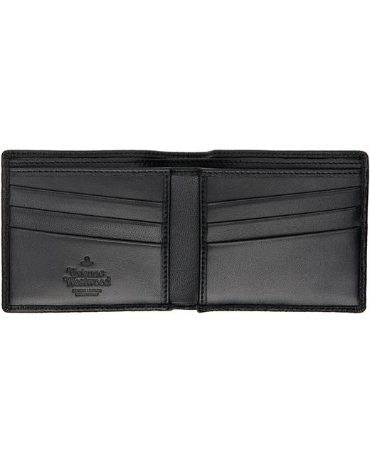 Vivienne Westwood Black Billfold Wallet for men