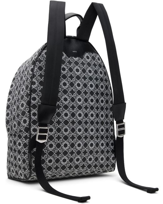 Amiri Black Ma Quad Backpack for men