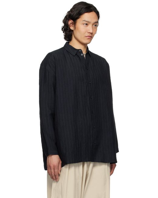 メンズ Toogood ネイビー 'The Draughtsman' シャツ Black