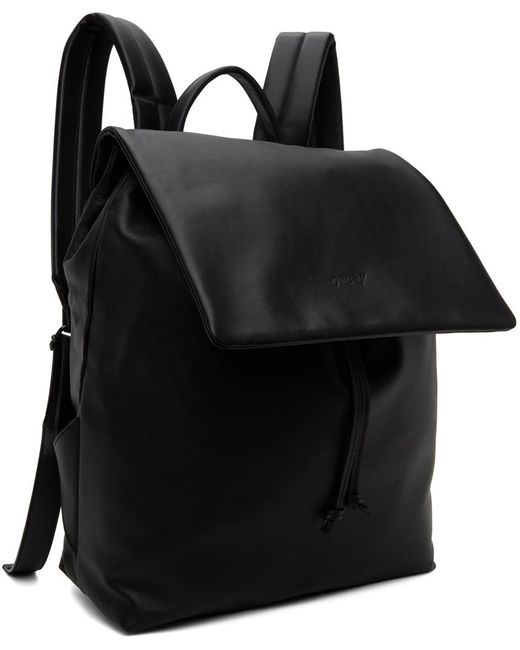 Marsèll Black Patta Backpack for men