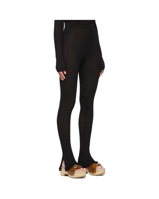 3.1 Phillip Lim Black Cotton Lounge Pants