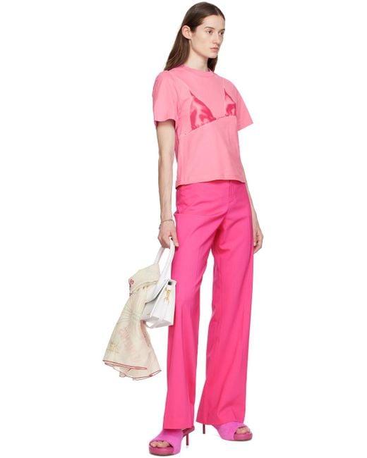 Jacquemus Pink Le Bikini T-shirt