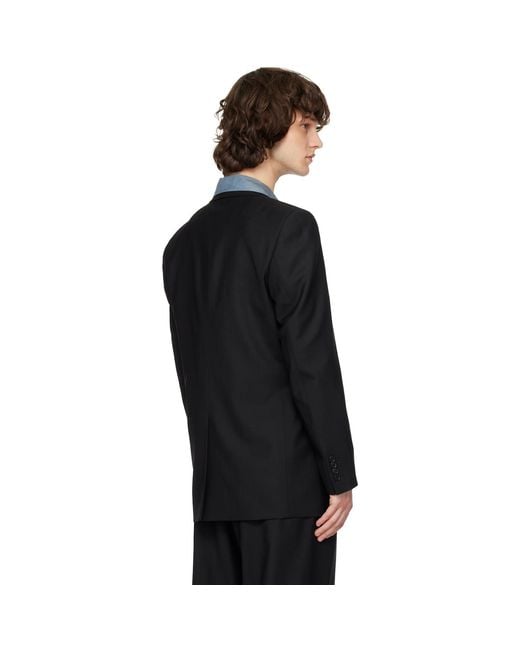 sunflower Black Show Blazer for men