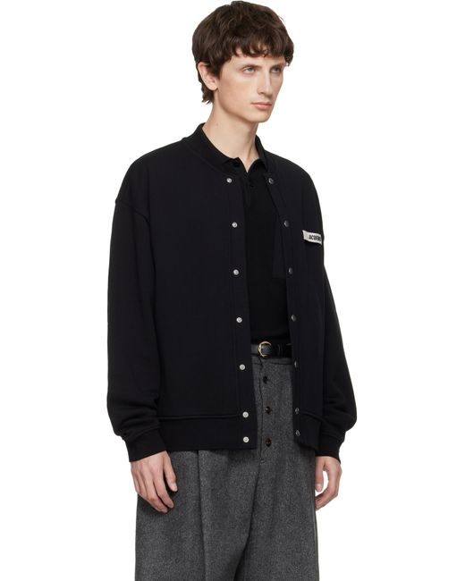 Jacquemus Black 'The Gros Grain' Cardigan for men