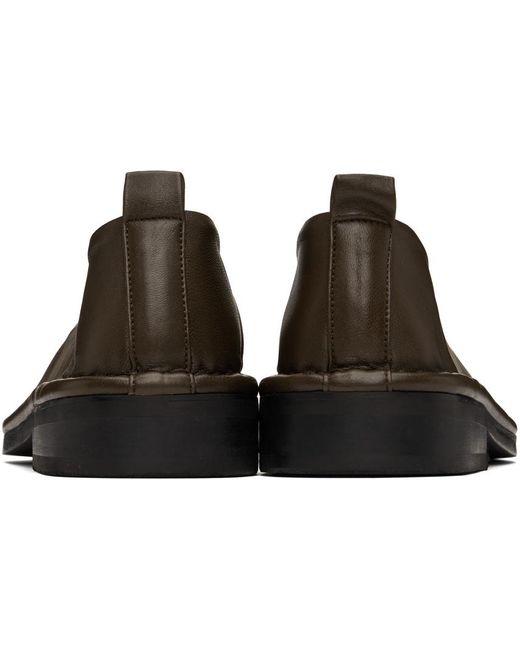 LE17SEPTEMBRE Black Leather Loafers