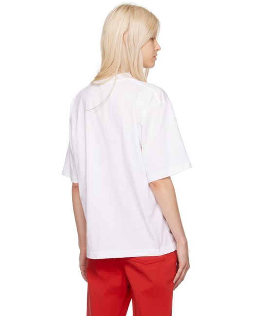 Marni Ssense限定 ホワイト Tシャツ Red