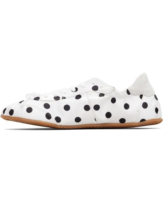 Abra Black Dots Ballerina Sneakers for men