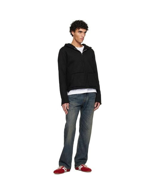 Hope Black Relaxed Bootcut Rush Jeans for men