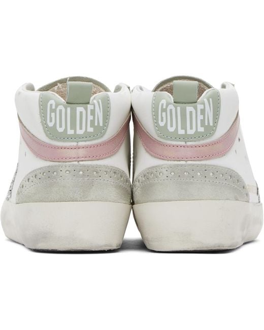 Golden Goose Deluxe Brand Black Ssense Exclusive White & Gray Mid Star Sneakers