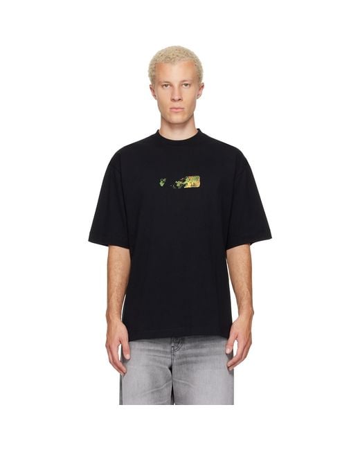 Off-White c/o Virgil Abloh Black Spices Arrow Skate T-Shirt for men