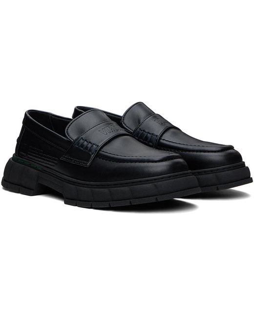 Viron Black Progres Loafers