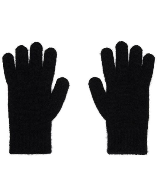 Vivienne Westwood Black Fluffy Gloves