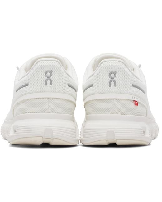 On Shoes White Cloud 6 Sneakers for men
