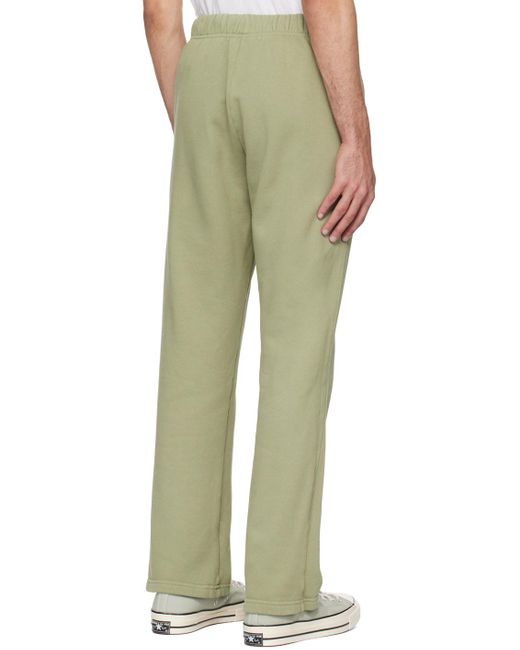 Les Tien Green Classic Sweatpants for men