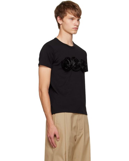 MERYLL ROGGE Black T-shirt for men