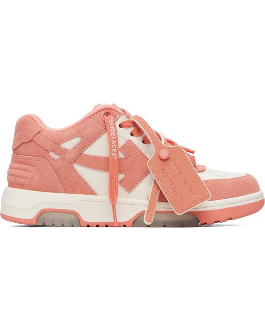 Off-White c/o Virgil Abloh Pink 'Out Of Office' Sneakers