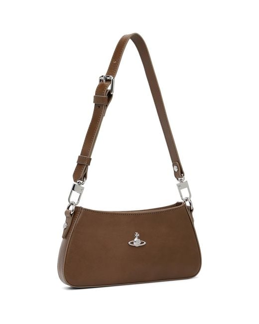 Vivienne Westwood Brown Tasha Shoulder Phone Bag