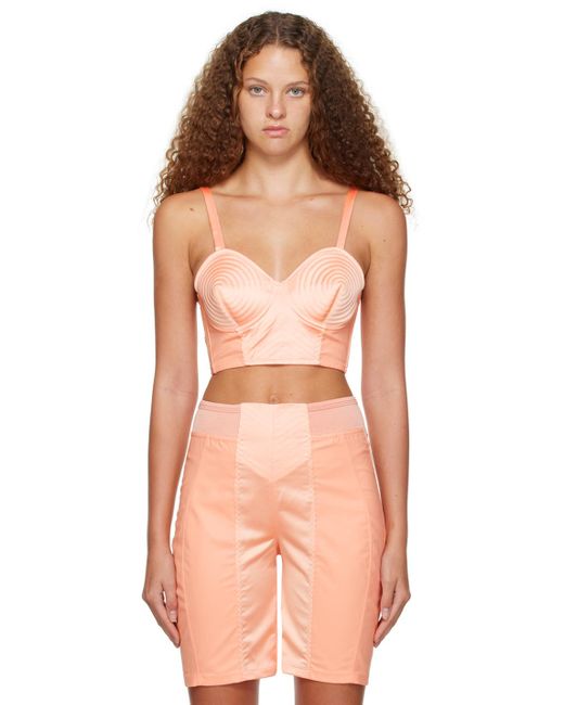 Jean Paul Gaultier Orange Pink 'the Iconic' Camisole