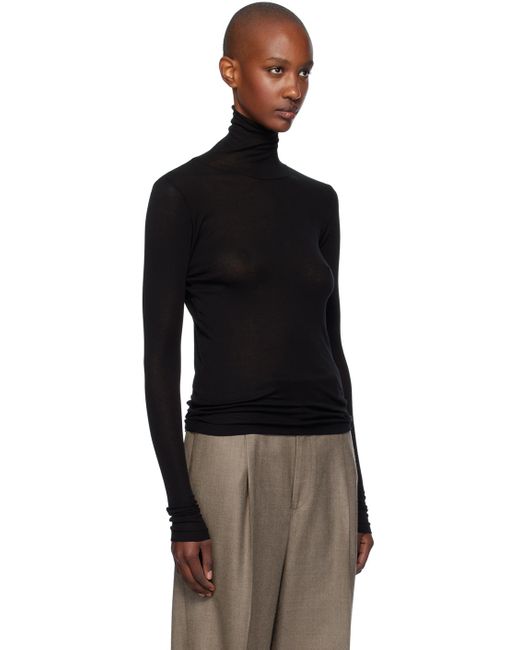 Black high turtleneck hotsell