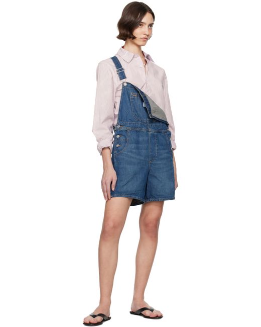 Levi's Black Utility Shortall Denim Overalls