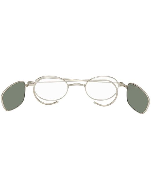 メンズ KOZABURO シルバー Blinker サングラス グリーン | Lyst メンズ KOZABURO シルバー Blinker サングラス グリーン | Lyst