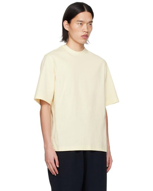 Burberry Natural Striped T-Shirt for men