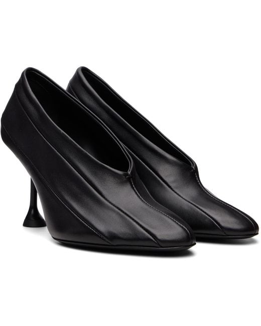 Proenza Schouler Black Tee 85 Pierced Heels