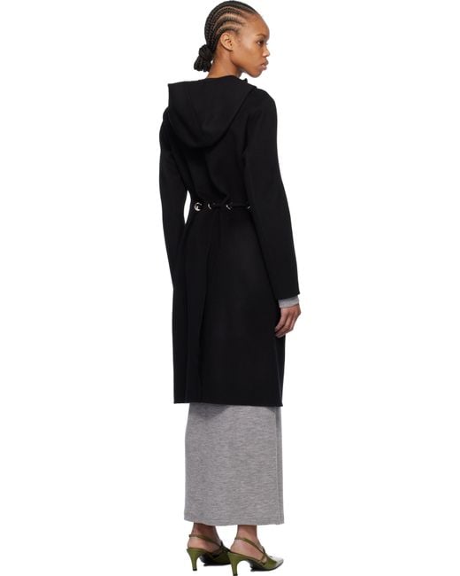 Mackage ブラック Blithe ハンドメイド ウール コート Black