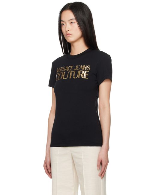 Versace Jeans Couture レディース ブラック Crystal Institutional 