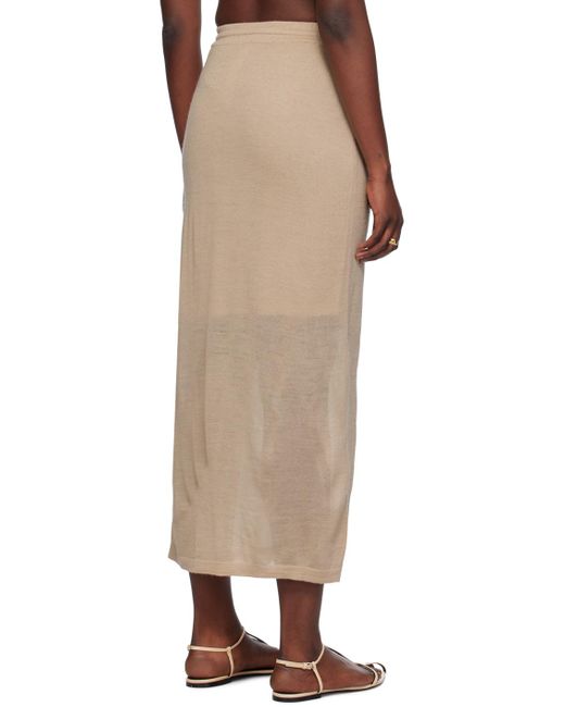 Lauren Manoogian Natural Layer Maxi Skirt