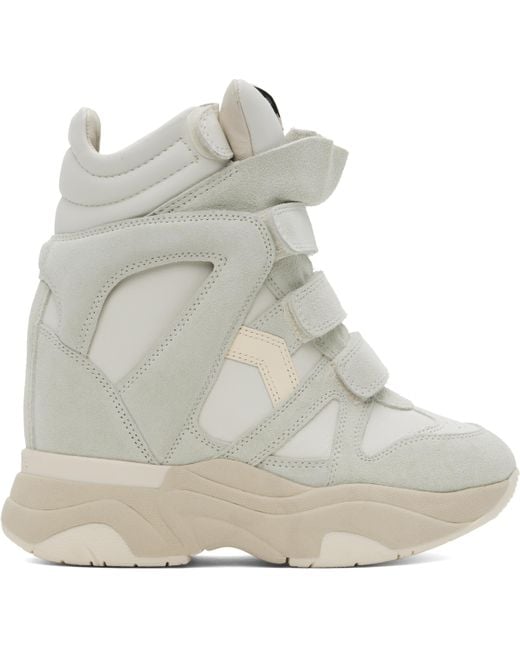 Isabel Marant Gray Balskee Sneakers