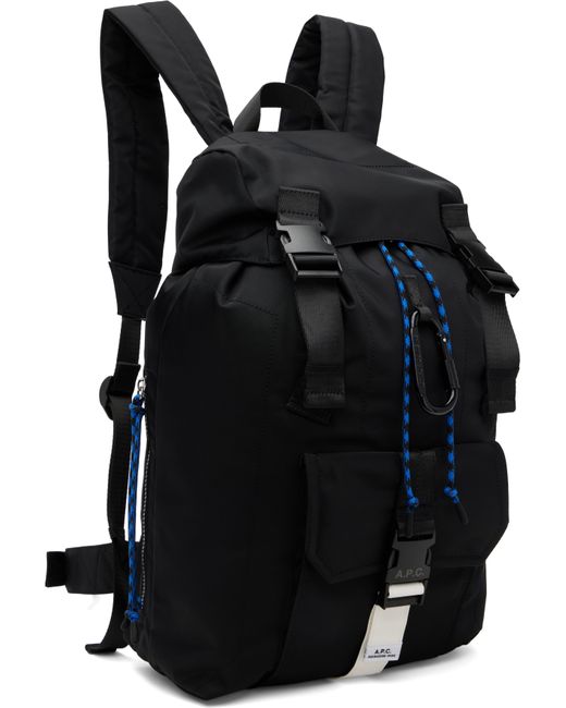 A.P.C. Black Trek Backpack for men