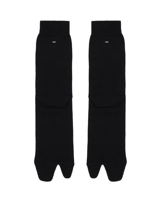 Maison Margiela Black Tabi Socks for men
