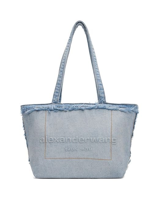Alexander Wang Blue Punch Medium Fray Tote
