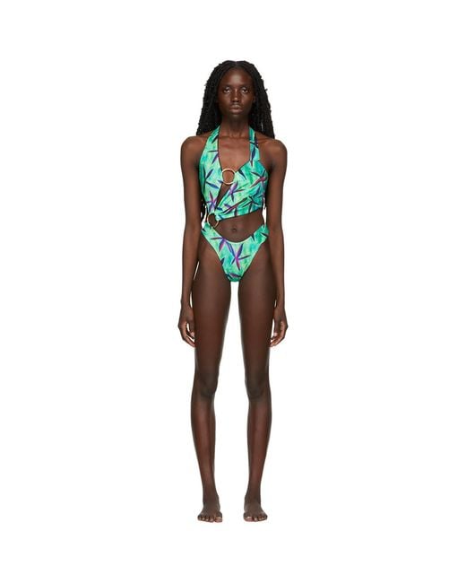 Louisa Ballou Multicolor Sex Wax One-Piece Swimsuit