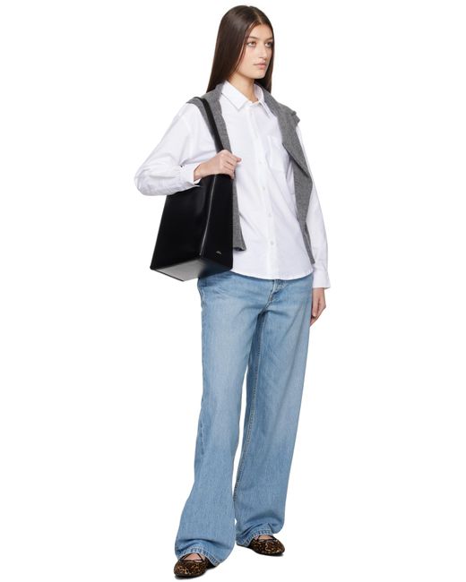 A.P.C. ブラウン＆ブラック Katie フラットシューズ ブラック | Lyst