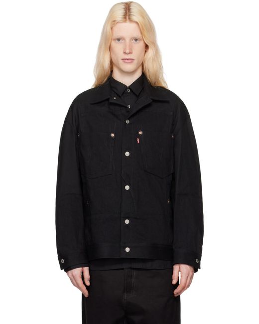 Junya Watanabe Black Levi's Edition Denim Jacket for men