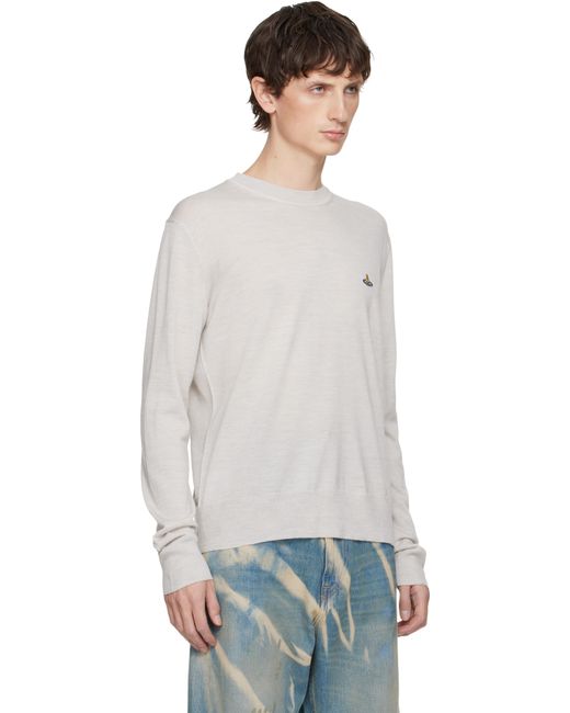 Pull Alex Blanc Cassé À Encolure Arrondie Vivienne Westwood pour homme en coloris Multicolor