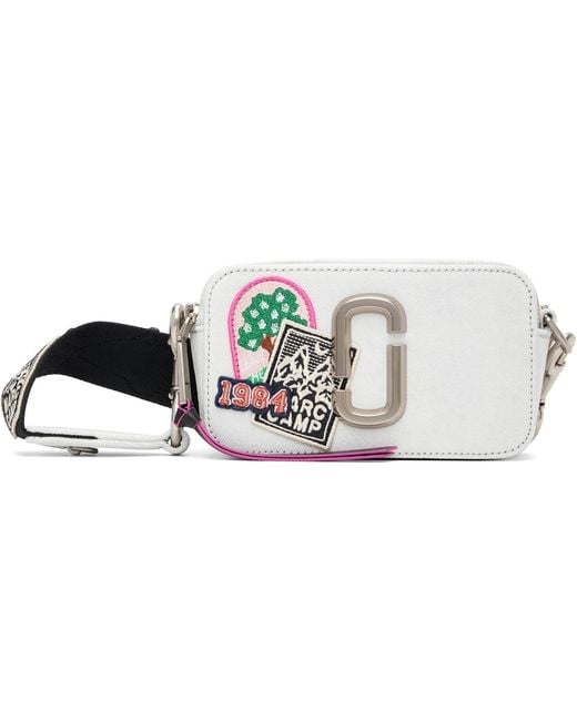 Marc Jacobs Multicolor Off- 'The Camp Patchwork Denim Snapshot' Bag