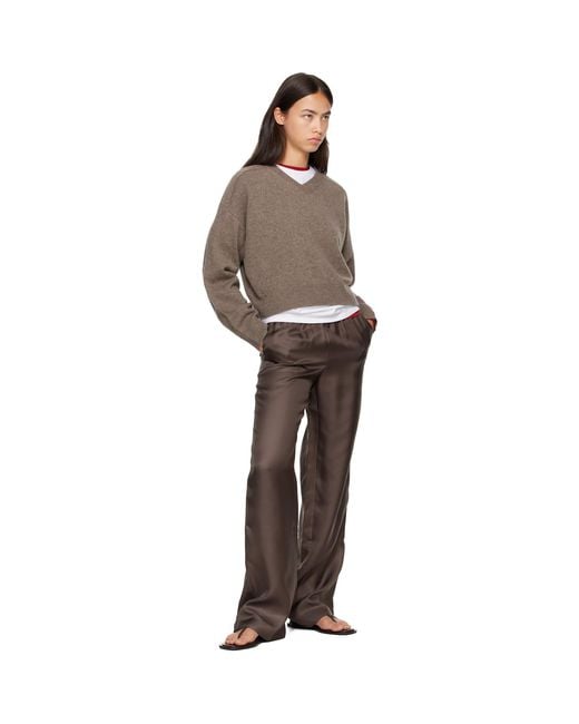 Loulou de Saison Brown Anzor Lds Sweater