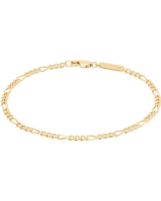 Tom Wood Metallic Bo Slim Bracelet for men