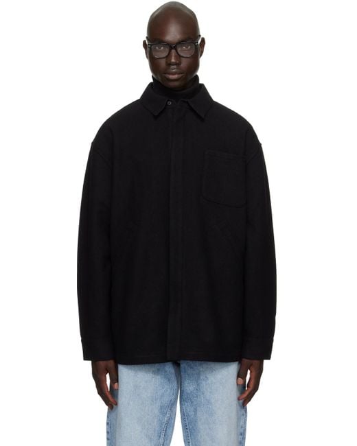 Calvin Klein Black Relaxed-fit Jacket for men
